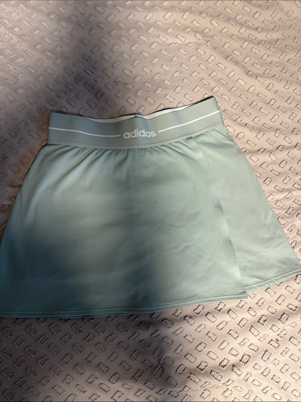 adidas Mint Green Mini Skirt with Elastic Waistband